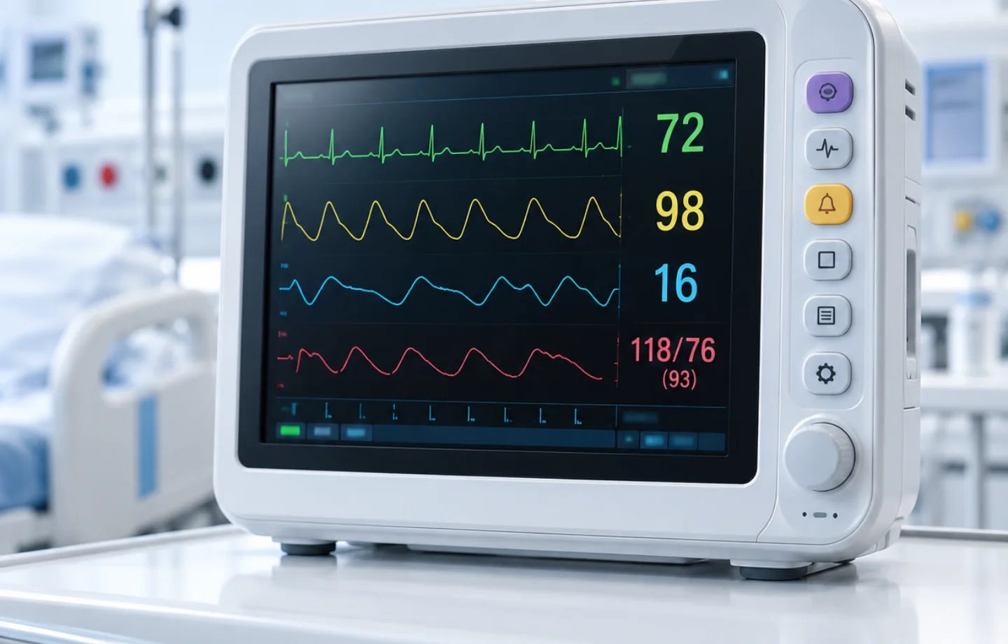 Alat elektromedis (monitor pasien)